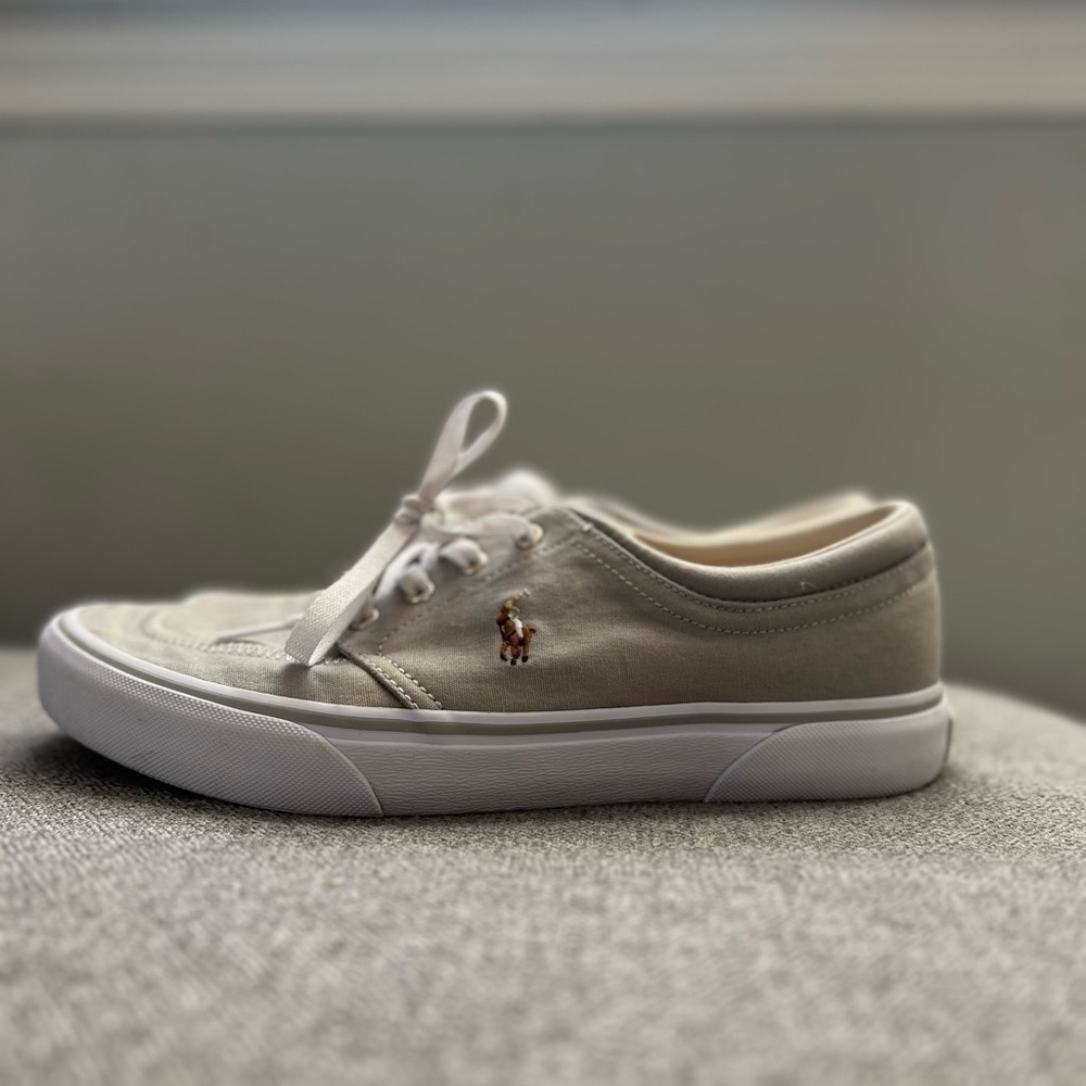 Polo by Ralph Lauren Light Gray Sneakers - Picture 5 of 8